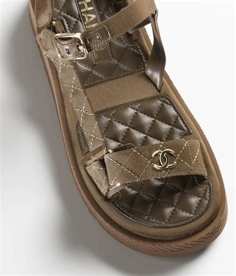 CHANEL sandals 'G38880', size 38.5. 